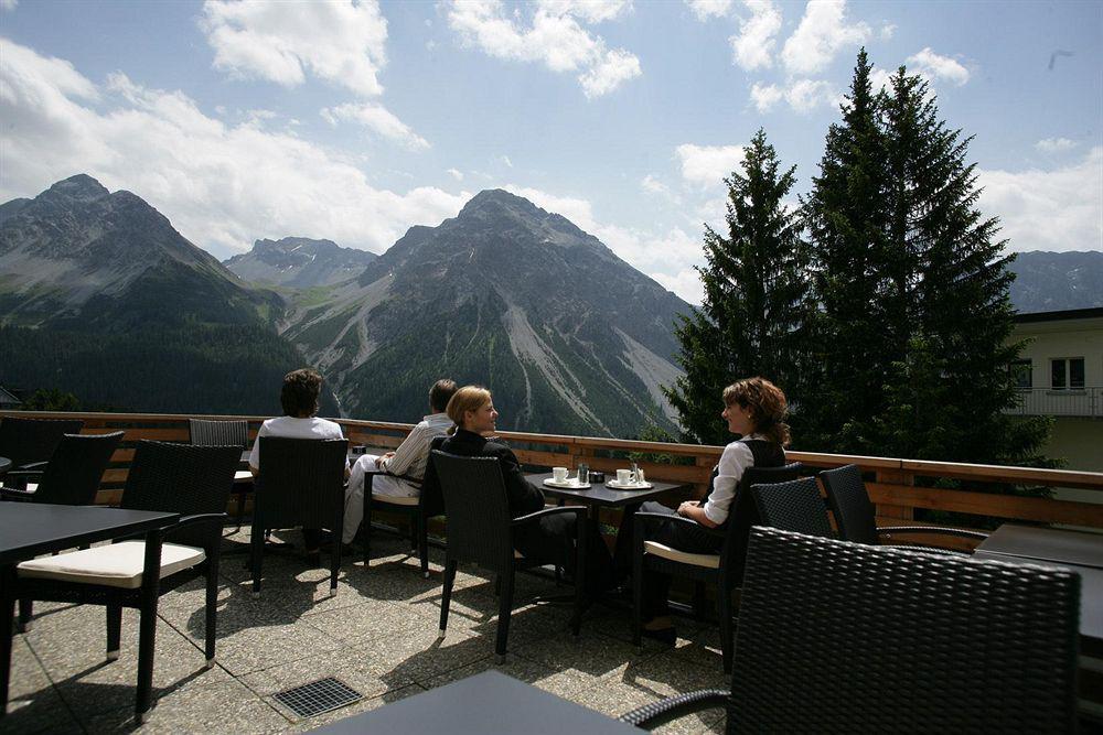 Sorell Hotel Asora Ароса Ресторант снимка